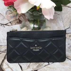 Large Slim Card Holder Natalia Black Kate Spade